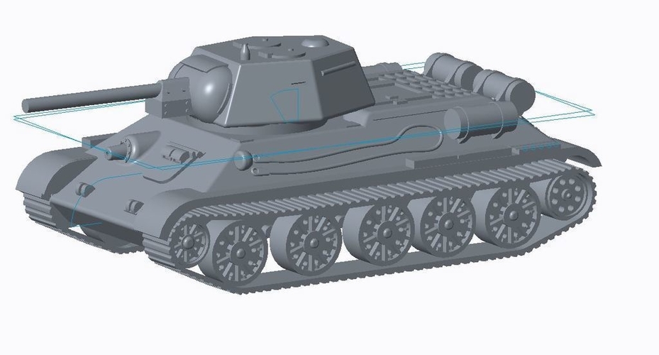 T-34/76 Tank Pack (Revised) 3D Print 158333
