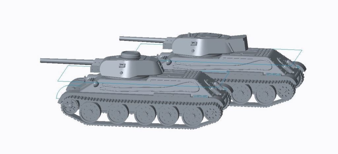 T-34/76 Tank Pack (Revised) 3D Print 158335