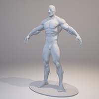 Small Bodybuilder Free 3D Printing 158393