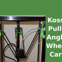 Small Kossel - angled wheels carts upgrade 2020 3D Printing 158634