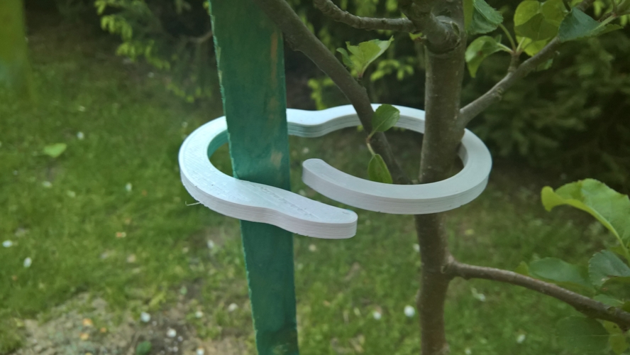 Rings to attach plants to the rank grid 3D Print 158784 Rings to attach plants to the rank grid 3D Print 158784