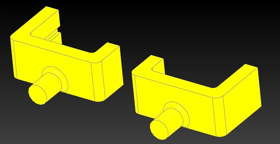 Filament Feed Spool Brackets for MP Maker Select 3D Printer v2 3D Print 159475