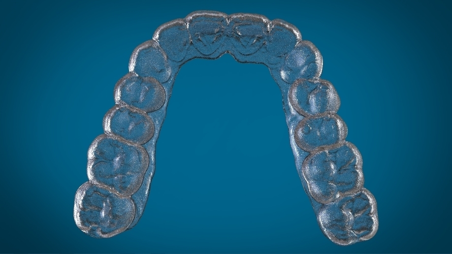 Digital Dental Dayguard Splint 3D Print 159683 Digital Dental Dayguard Splint 3D Print 159683