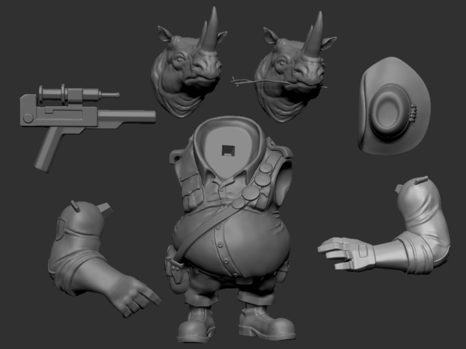 Ranger Rhino 3D Print 159789 Ranger Rhino 3D Print 159789