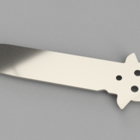 Small Knife blade 3D Printing 160344