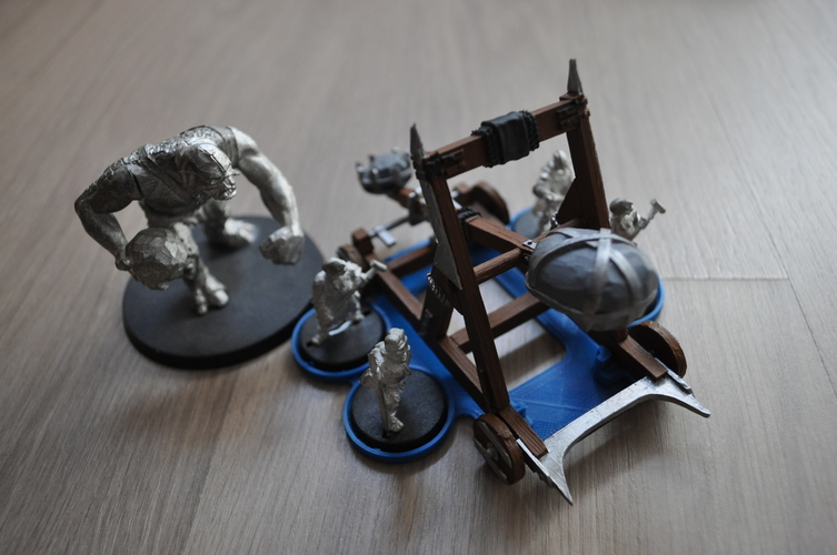 Mordor catapult basement/pedestal Warhammer 3D Print 160665