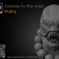Small Journey to the West - Sha_Wujing 3D Printing 161704