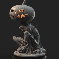 Small Pumpkin Monster 3D Printing 161754