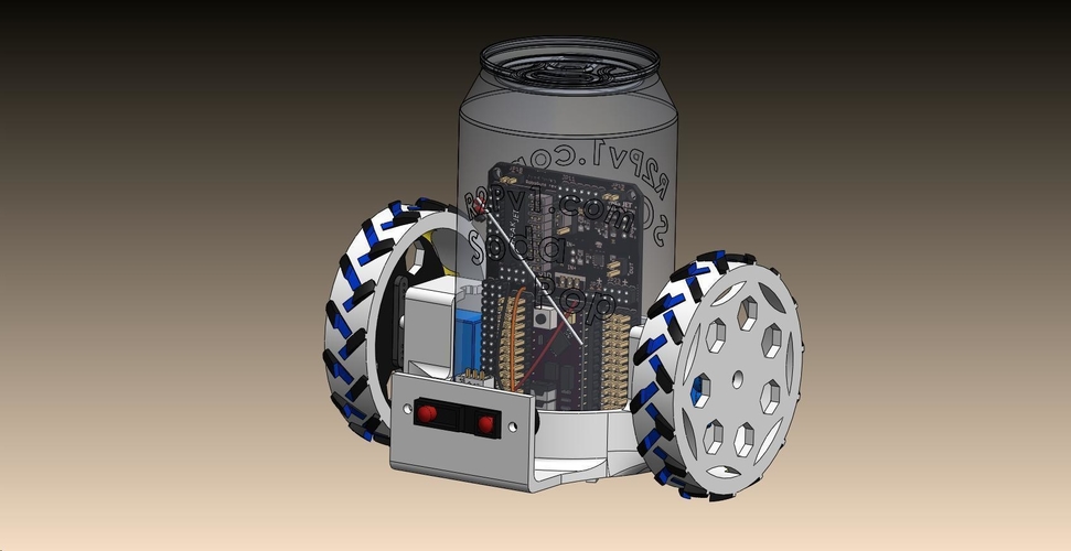 CokeCanBalanceBot 3D Print 161770