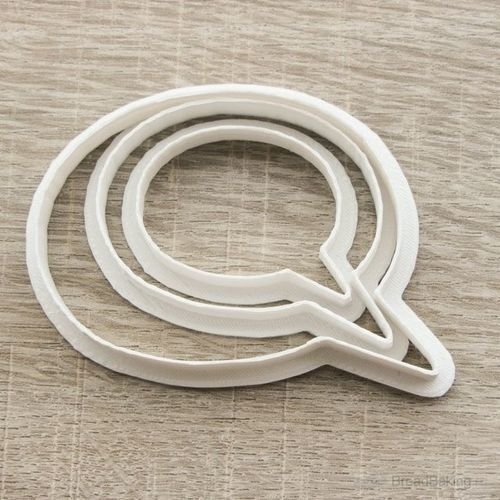 Cloud to comics set 2 cookie cutter for professional 3D Print 162576 Cloud to comics set 2 cookie cutter for professional 3D Print 162576