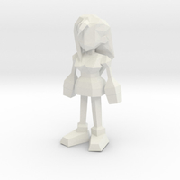 Small Tifa Low Poly 3D Printing 162860