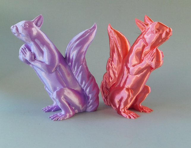 Squizzle! A No Supports Squirrel Sculpt  3D Print 163246