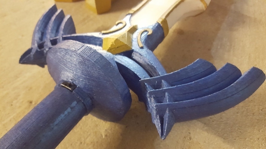 Glowing Master Sword REMIX 3D Print 163556 Glowing Master Sword REMIX 3D Print 163556