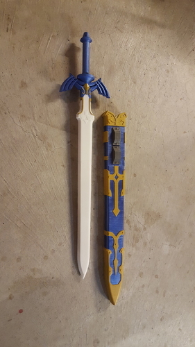 Glowing Master Sword REMIX 3D Print 163558 Glowing Master Sword REMIX 3D Print 163558