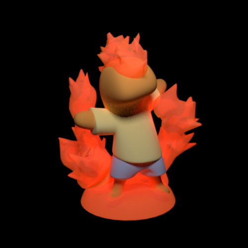 Salamander the fairy of the fire 3D Print 163589