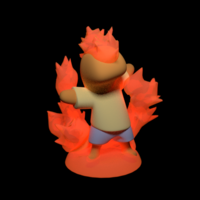 Small Salamander the fairy of the fire 3D Printing 163589