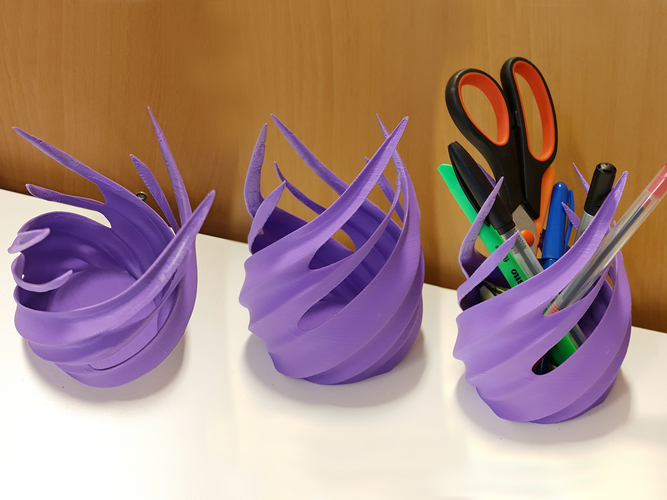 Fire whirl pencil holder 3D Print 163936 Fire whirl pencil holder 3D Print 163936