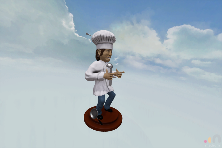 Chef Cool Guy 3D Print 164427