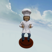 Small Chef Cool Guy 3D Printing 164428
