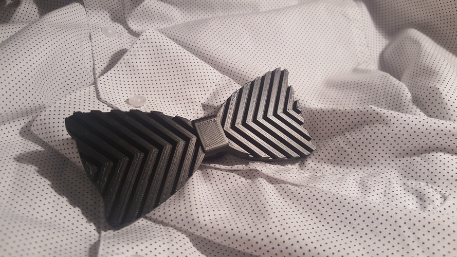 Lines bowtie 3D Print 164747 Lines bowtie 3D Print 164747