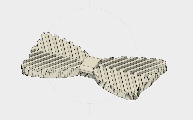 Lines bowtie 3D Print 164748 Lines bowtie 3D Print 164748