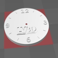 Small Horloge LV3d 200/200 3D Printing 164886