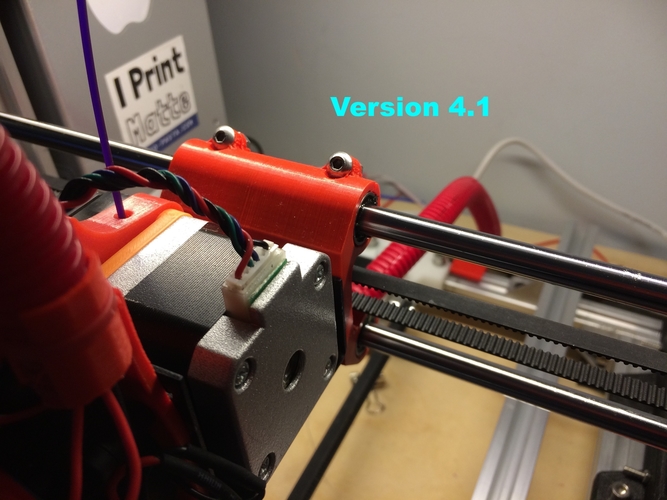 Adjustable Stop X Carriage - Max Micron and other Prusa i3 3D Print 165028