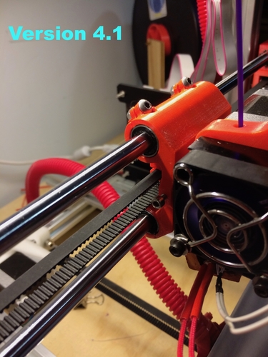 Adjustable Stop X Carriage - Max Micron and other Prusa i3 3D Print 165029