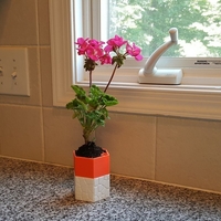 Small Self-watering Planter 3 3D Printing 165120