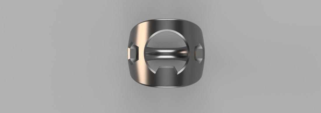 Bottle Opener Ring 3D Print 165151 Bottle Opener Ring 3D Print 165151
