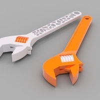 Small Crescent Wrench Pair 3D Printing 165160