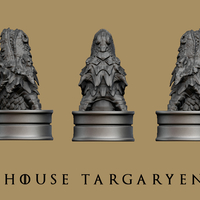Small Game of thrones - House Targaryen 3D Printing 165349