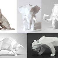Small Low Poly Animals Collection 3D Printing 165394