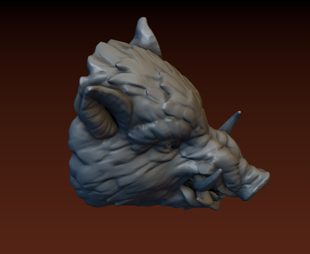 Boar head 3D Print 165805