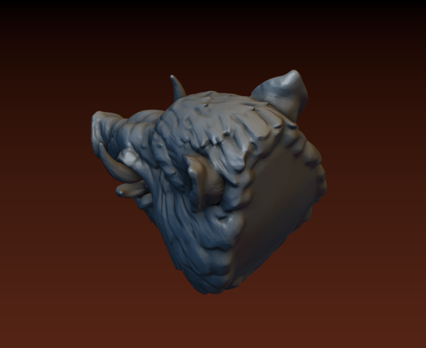 Boar head 3D Print 165809