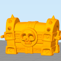 Small Skull Chest 3D Printing 166381