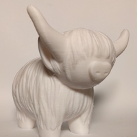 Small Highland Cow 3D Printing 166427