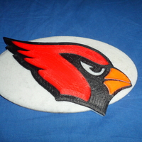 Small Cardinals football logo 3D Printing 166587