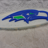 Small Seattle Seahawks football logo 3D Printing 166591