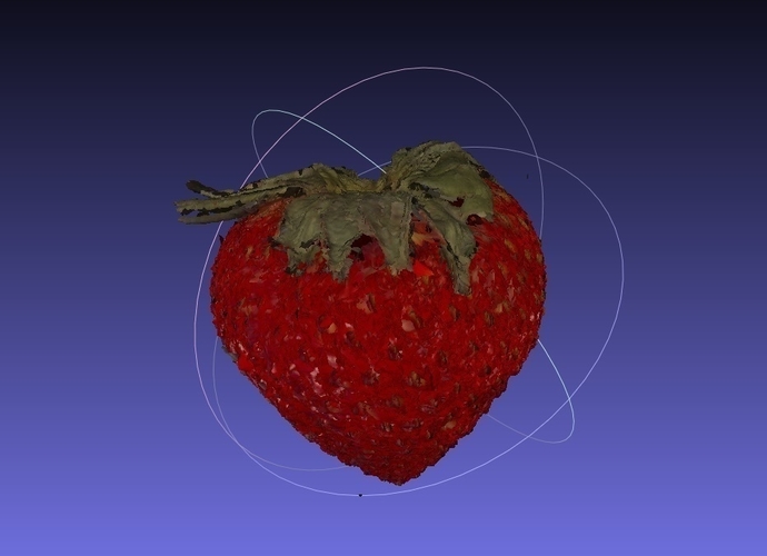 Strawberry NextEngine Scan - Fruits and Vegetables Edition 3D Print 166748
