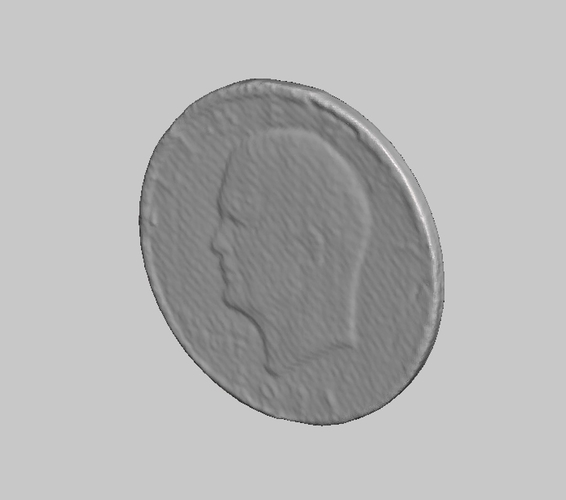 U.S. Liberty Dollar Coin NextEngine Scan 3D Print 166780