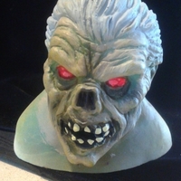 Small Monster Zombie Halloween Head 3D Printing 166781