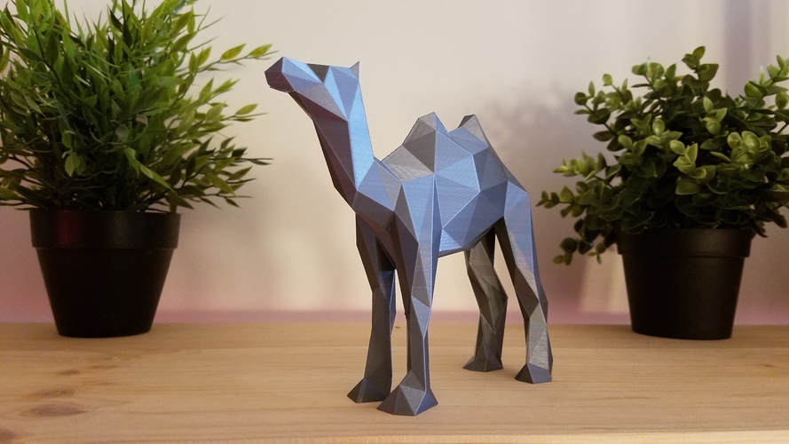 Low-Poly Camel 3D Print 166822