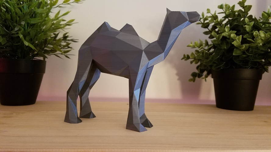 Low-Poly Camel 3D Print 166824