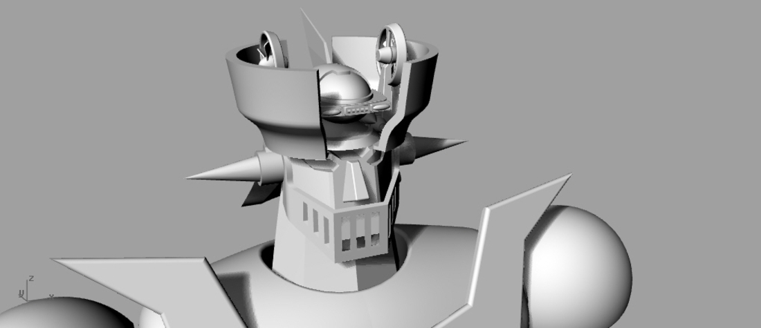 MAZINGER Z ACTION FIGURE 3D Print 166853 MAZINGER Z ACTION FIGURE 3D Print 166853