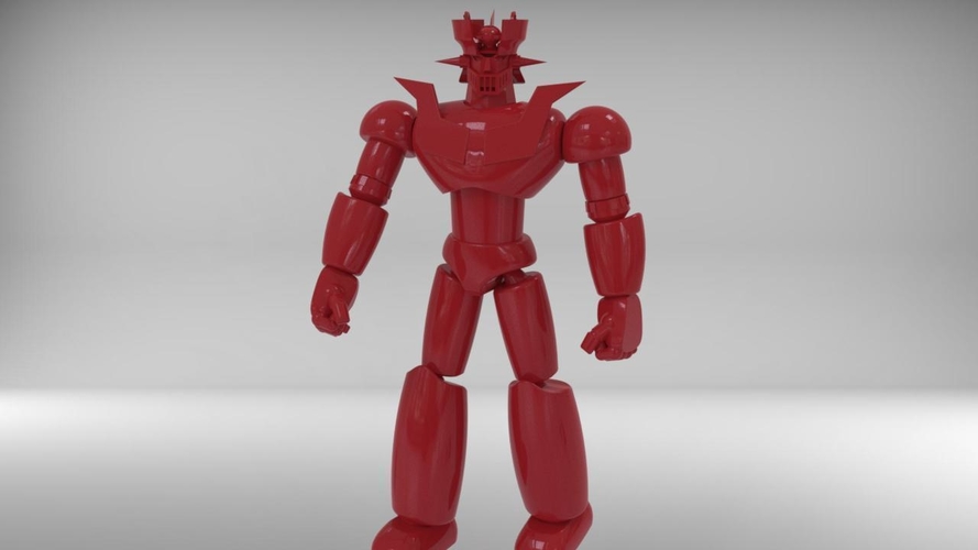 MAZINGER Z ACTION FIGURE 3D Print 166856 MAZINGER Z ACTION FIGURE 3D Print 166856