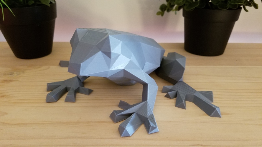 Low-Poly Frog 3D Print 166969