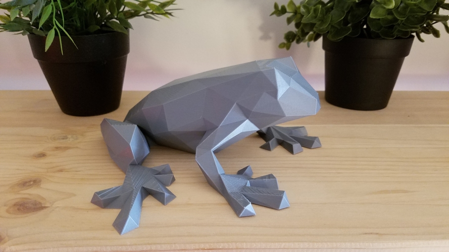 Low-Poly Frog 3D Print 166970