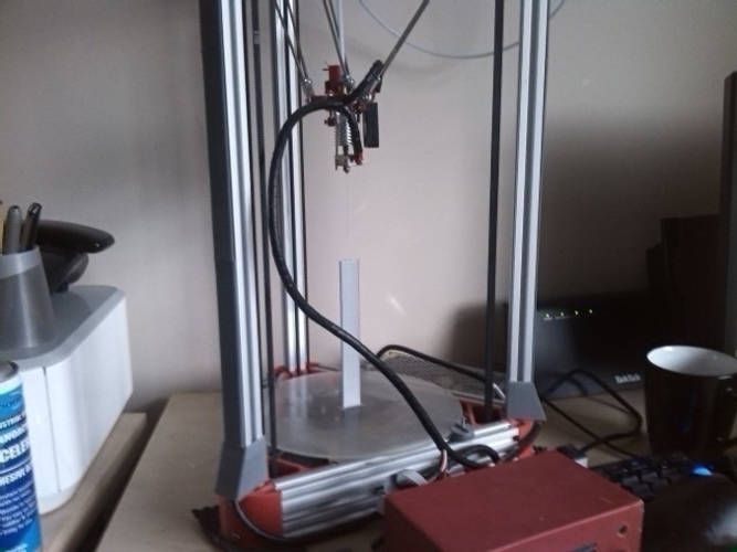 Sintron Kossel 20x20 cable tidy 3D Print 167564 Sintron Kossel 20x20 cable tidy 3D Print 167564