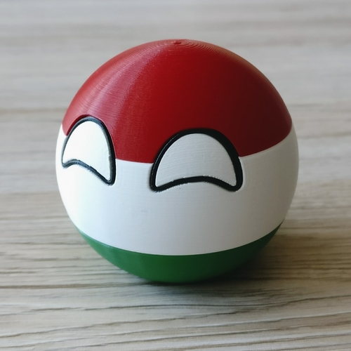 Hungaryball 3D Print 167656 Hungaryball 3D Print 167656